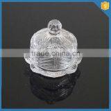 LXHY-CE0821High Quality Small Novelty Butter Dish With Clear Crystal Cover thumbnail-5