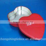 Heart Shaped Tin Box/ Tin Can