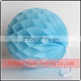 12 inch Blue tissue paper Honeycomb Decoration wedding party supplier