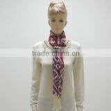 TYSAF031 Hanging Dyeing Scarf/70x190+13x2/100 Wool/Red/Purple/White/Tassels/2014