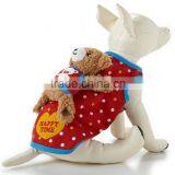 Spot Red Blue Detachable Toy Bear Pet Clothe Cat Dog Pet Wear Pet Apparel thumbnail-2