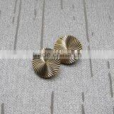 Special Design Logo At Back Gold Metal Jeans Button