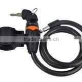 Hot Selling Good Quality Anti-theft Bicycle Cable Lock Spiral Lock thumbnail-4