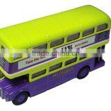 1/72 Die Cast Metal Pull Back Bus Toys