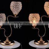 Contemporary Delicate Hot Selling Energy Saving Crystal Table Lamp With 2 Lights thumbnail-2