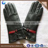 New Style Winter Ladies Goatskin C Grade Leather Gloves thumbnail-2