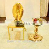 Living Room New Design Fancy Cheap Gold Cube Side Table