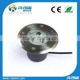 RGB Color 12v 3w IP65 D130mm Recessed Led Inground Lighting