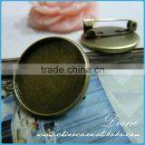 New Vintage Wholesale Antiqued Broned Brass Tray C&A Fashion Jewelry Findings thumbnail-3