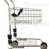 PF-S008 Supermarket Basket With Wheels thumbnail-1