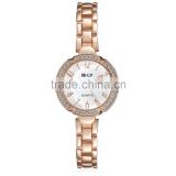 Hot ladies watches gold plated fashion watch