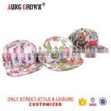 Custom Design 100% Cotton Floral Snapback Cap/Hat thumbnail-4