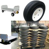 hot sale new design rib pattern 4.00 8 4.00-8 solid trailer rubber tires for carts at low price
