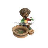 Smoking Jamaican Man With Ashtray thumbnail-1