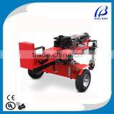 High Quality HAOBAO LS100P Horizontal and Vertical Gasoline Engine 50 Ton Hydraulic Log Splitter With Ram, Front Wheel With Lift thumbnail-6