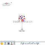 Wholesale High Quality Handmade Spanish Long Stem Unique Bohemia Crystal Wine Glass