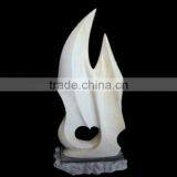 White Marble Abstract Art thumbnail-1