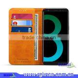 RGKNSE PU+PC Leather Flip Case for Samsung Galaxy S8 Cases Wallet Leather Cover thumbnail-1
