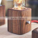 Wooden Base Table Lamp Creative Small LED Acrylic Stereoscopic Shaped Night Light Eco-friendly Desk Lamp thumbnail-3