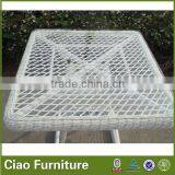 Powder Coated Home Rattan Outdoor Table thumbnail-3