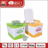 plastic home storage box, rice box, rice storage bin