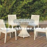 Outdoor Patio Rattan Furniture Dining Set Chair and Table