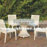 Outdoor Patio Rattan Furniture Dining Set Chair and Table thumbnail-1