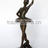 Casting Beautiful Bronze Dancing Girl Sculpture thumbnail-1