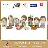 5 Inch Mini Cartoon Christmas Nativity Set Christmas Crib thumbnail-1