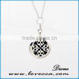 Stainless Steel Essential Oil Diffuser Perfume Aromatherapy Locket Pendant Nekclace thumbnail-3