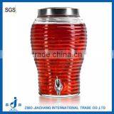 Home Essentials Glass Fruit Beverage Dispenser With Water Faucet thumbnail-1