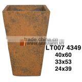 Fiberglass Cement Stone-like Home Decor Flower Pot Wholesale thumbnail-1
