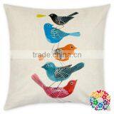 Swans Printed Square Shape Sofa Pillow Cover Wholesale Pillow Cases thumbnail-3
