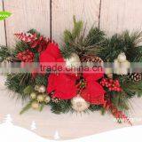 GNW CHGR-1607029 Hot Boutique Wholesale Christmas Garland With Candle Holder for Table Decoration thumbnail-3