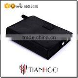 Black Leather Portfolio Small Hand Bag Genuine Leather Ladies Clutch Bag thumbnail-2