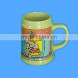 Bulk Ceramic Barrel Shape Beer Mug thumbnail-1