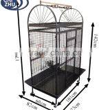 X Large 178cm Play Top Roof Parrot Aviary Bird Cage Perch Ladder On Wheels thumbnail-3