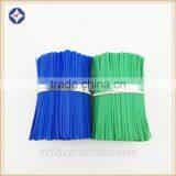 Packaging Materials Single Wire Flat Plastic Coated Twist Tie thumbnail-2