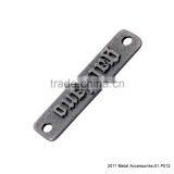 Shaped Metal Tag for Garment/Bags Alloy Tag thumbnail-2