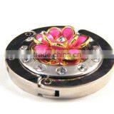 Folding Rose Flower Hand Bag Purse Hangers Hooks thumbnail-1