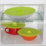 FDA Approved 4 Pack Set Silicone Microwave Oven Safe Silicone Pot Cover thumbnail-2