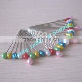 55mm Pearl Colors of Waterdrop Head Decorative Sewing Pins thumbnail-4