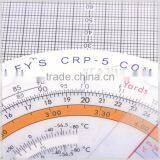 Kearing OEM Plastic E6B Plotter 25.0cmX11.4cm for Pilot Training # KCRP-5 thumbnail-5