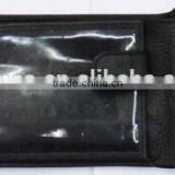 Fashion Black Napa Genuine Leather Purse Money for Men thumbnail-6