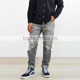 Ripped Fashion Hip Hop Cool Boys Biker Destroyed Jeans thumbnail-1