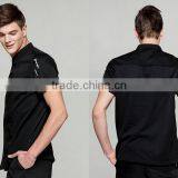 2016 New Designer Black Chef Uniforms Fashion Chef Uniforms for Cook thumbnail-2