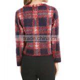 2016 Cheap Custom Spring Fashion Round Neck Girls Sweater Design thumbnail-3