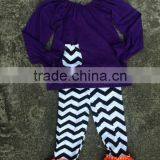 Toddler Kids Children Baby Girls Thanksgiving Outfits Girls Turkey Pants Sets Girls Fall Boutique Outfits Girls Wholesale Sets thumbnail-3