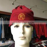 Men Folded-up Polyester Polar Fleece Winter Beanie Hat Wholesale thumbnail-4