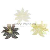 Natural Freshwater Shell Beads Flower Custom Beads Engraved Custom Custom Engraved Metal Beads thumbnail-2